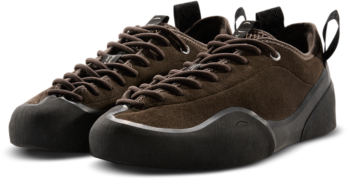 Village PM 1PM Skate Shoe Chocolate - Natural Black-Black Sheep Skate Shop