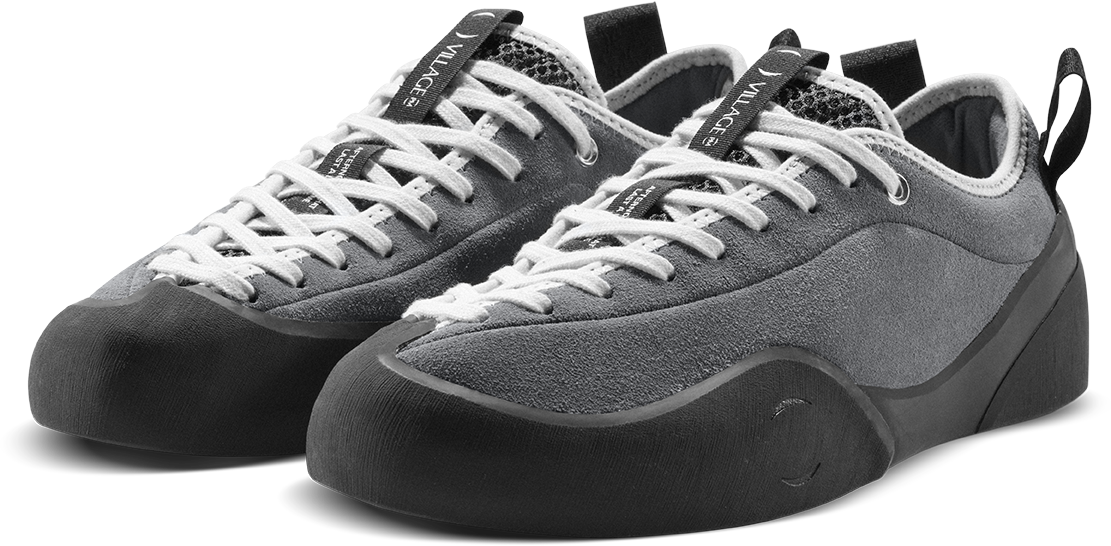 Village PM 1PM Skate Shoe Grey - Natural Black-Black Sheep Skate Shop
