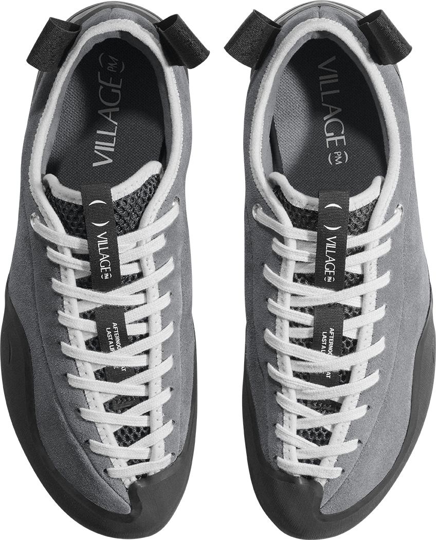 Village PM 1PM Skate Shoe Grey - Natural Black-Black Sheep Skate Shop