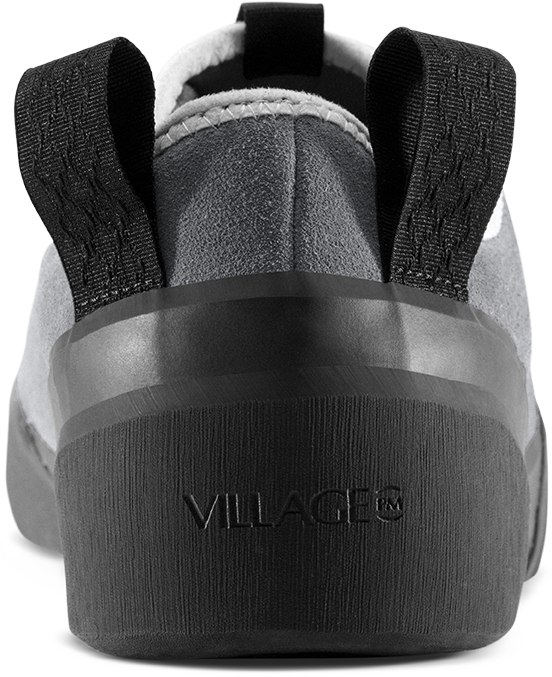 Village PM 1PM Skate Shoe Grey - Natural Black-Black Sheep Skate Shop