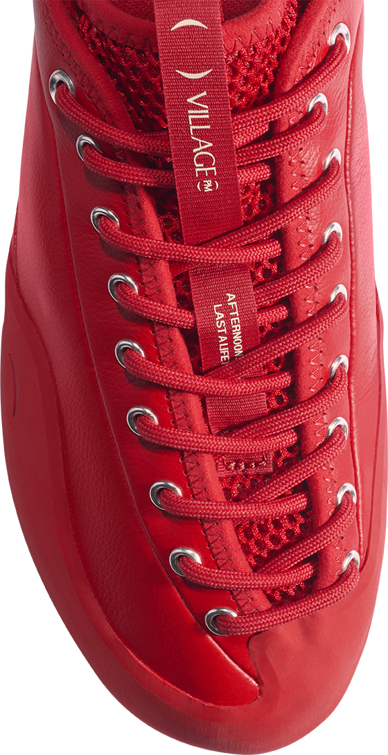 Village PM 1PM Skate Shoe Red LTR-Black Sheep Skate Shop