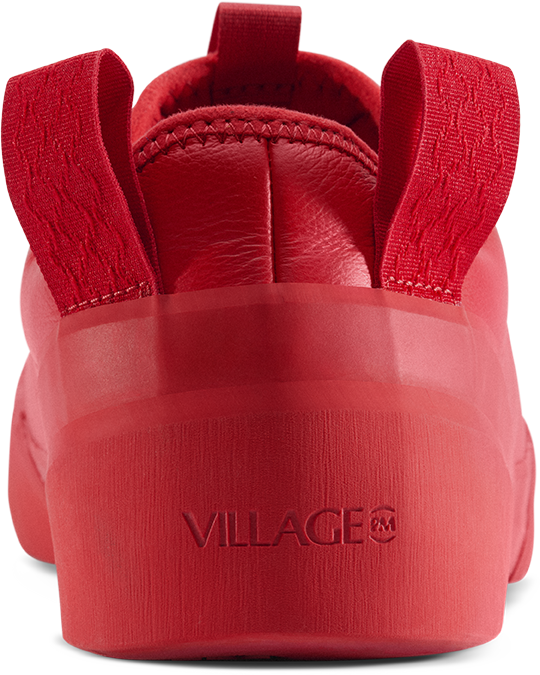 Village PM 1PM Skate Shoe Red LTR-Black Sheep Skate Shop