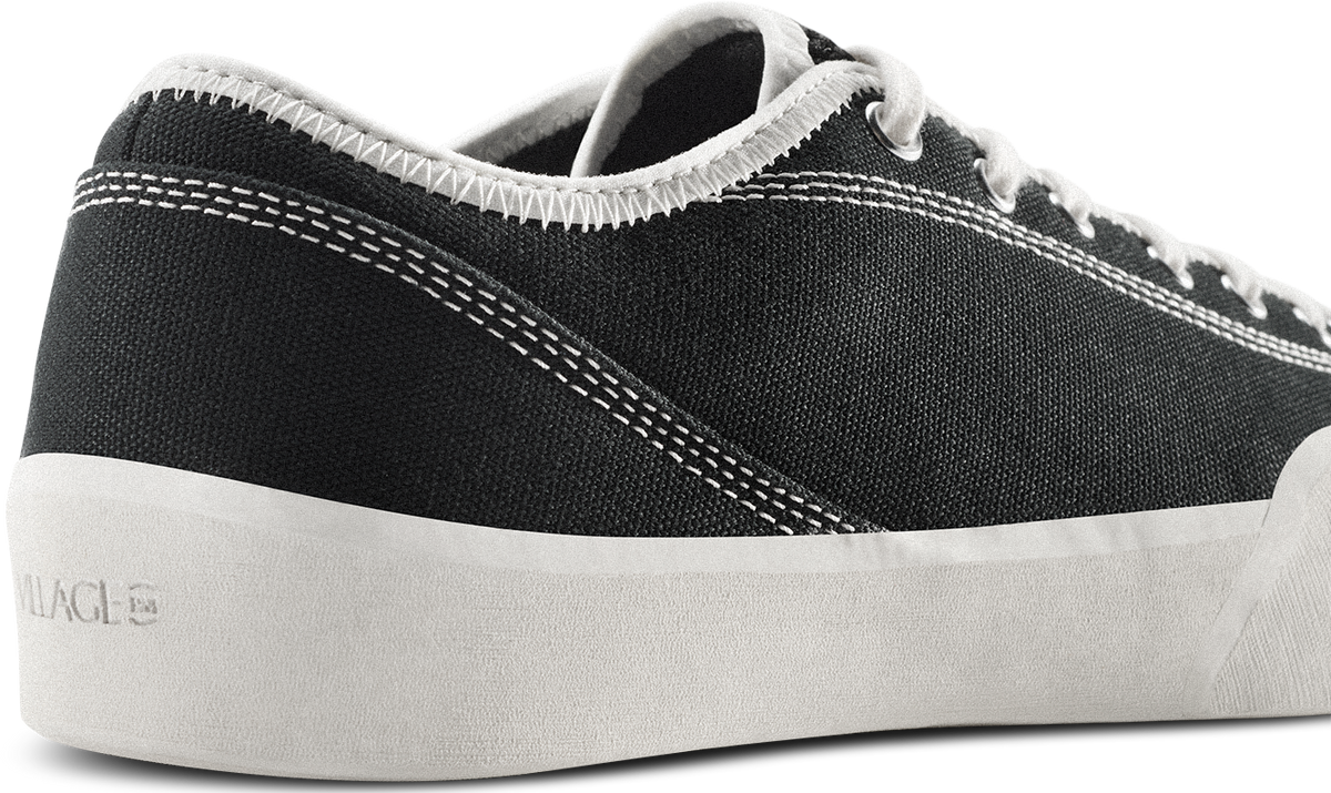 Village PM 1.30PM Skate Shoe Black - Whisper White-Black Sheep Skate Shop