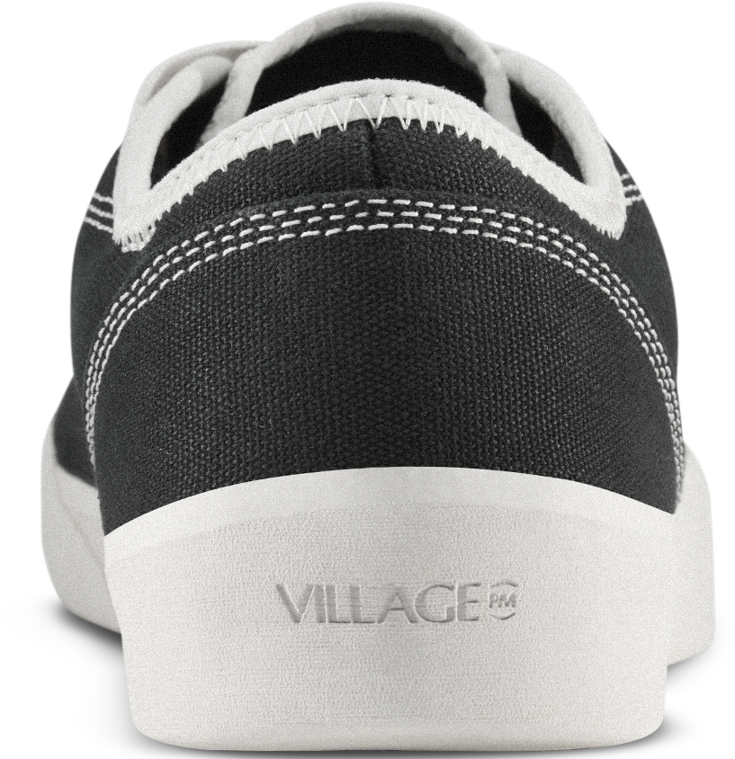 Village PM 1.30PM Skate Shoe Black - Whisper White-Black Sheep Skate Shop