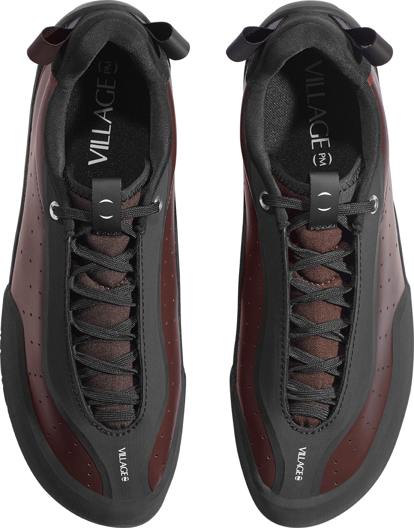 Village PM 2PM Skate Shoe Maroon - Natural Black-Black Sheep Skate Shop