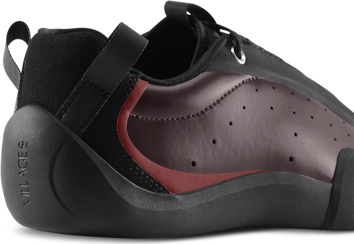 Village PM 2PM Skate Shoe Maroon - Natural Black-Black Sheep Skate Shop