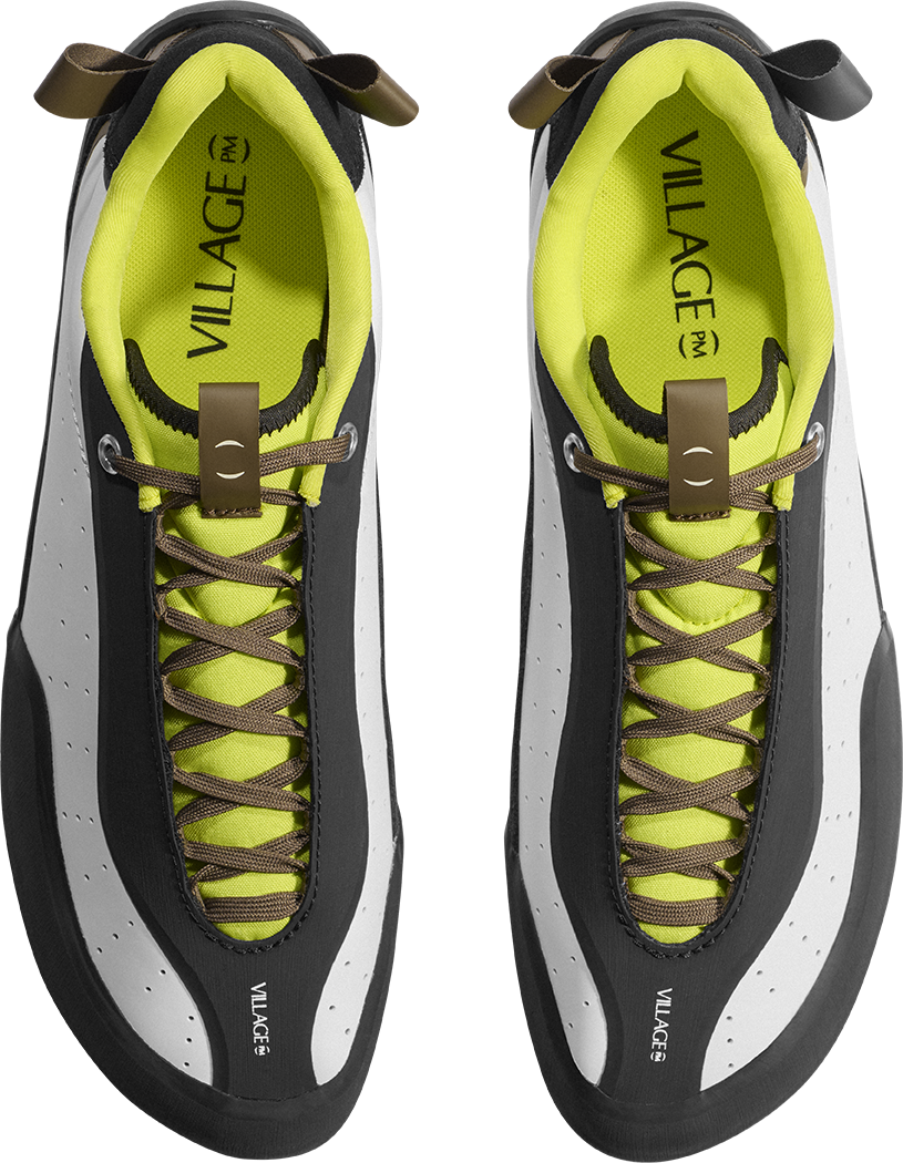 Village PM 2PM Skate Shoe White - Lime-Black Sheep Skate Shop