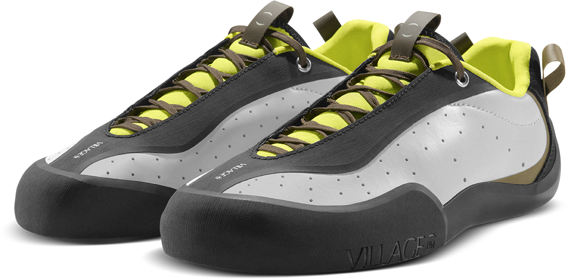 Village PM 2PM Skate Shoe White - Lime-Black Sheep Skate Shop