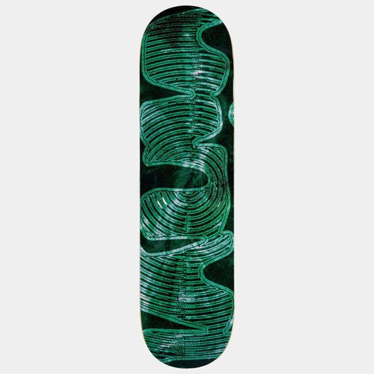 Vinyl Skateboards Green Logo Deck 8.5"-Black Sheep Skate Shop
