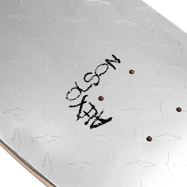 Violet Skateboards Alex Olson Metal Deck 8.1" Silver-Black Sheep Skate Shop