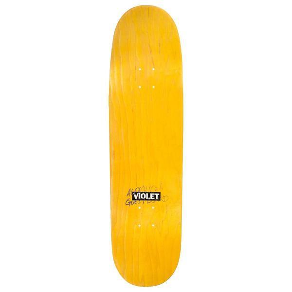 Violet Skateboards Alex Olson Metal Deck 8.1" Silver-Black Sheep Skate Shop