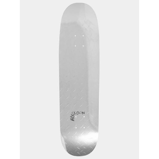 Violet Skateboards Alex Olson Metal Deck 8.1" Silver-Black Sheep Skate Shop