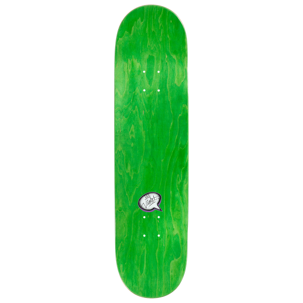 Violet Skateboards Black on Black Violet Stamp Deck 8.5"-Black Sheep Skate Shop