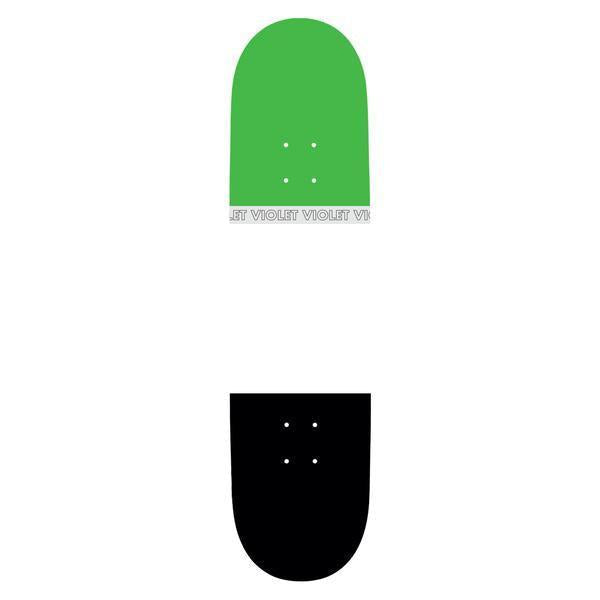 Violet Skateboards Lollipop Green Deck 8.38"-Black Sheep Skate Shop