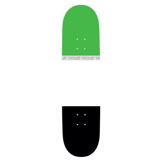 Violet Skateboards Lollipop Green Deck 8.38"-Black Sheep Skate Shop