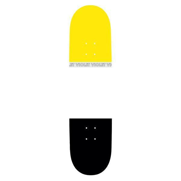 Violet Skateboards Lollipop Yellow Deck 8.38"-Black Sheep Skate Shop