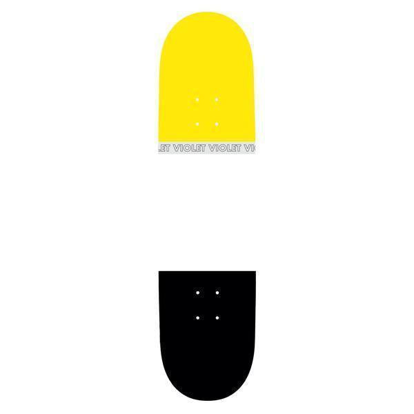 Violet Skateboards Lollipop Yellow Deck 8.5"-Black Sheep Skate Shop