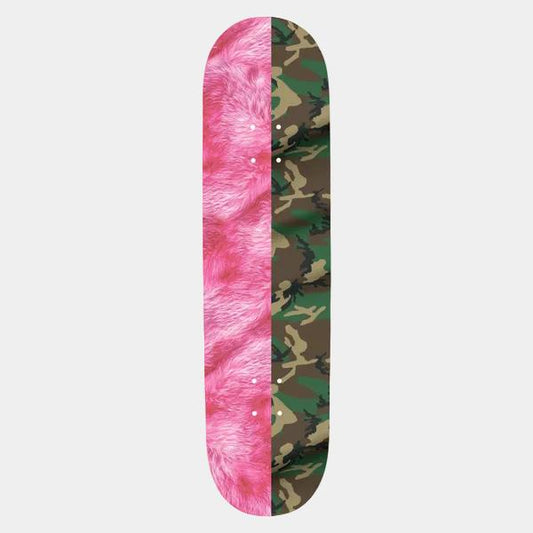 Violet Skateboards Pink Fur And Camo Deck 8.25"-Black Sheep Skate Shop