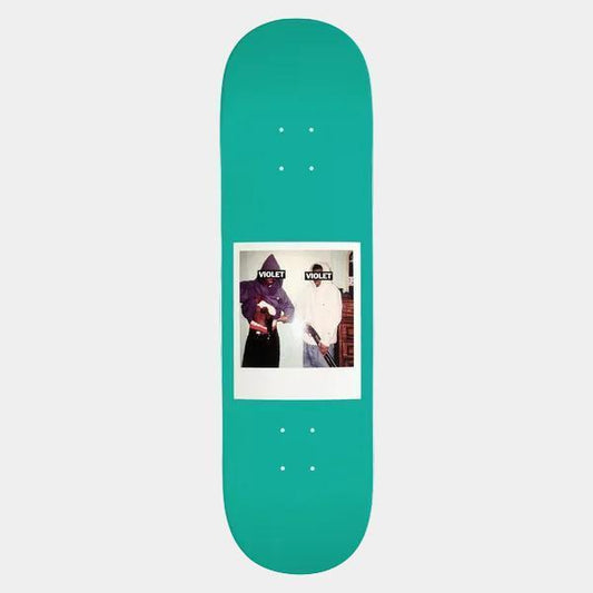 Violet Skateboards We're In This Together Deck 8.38" Persian Green-Black Sheep Skate Shop