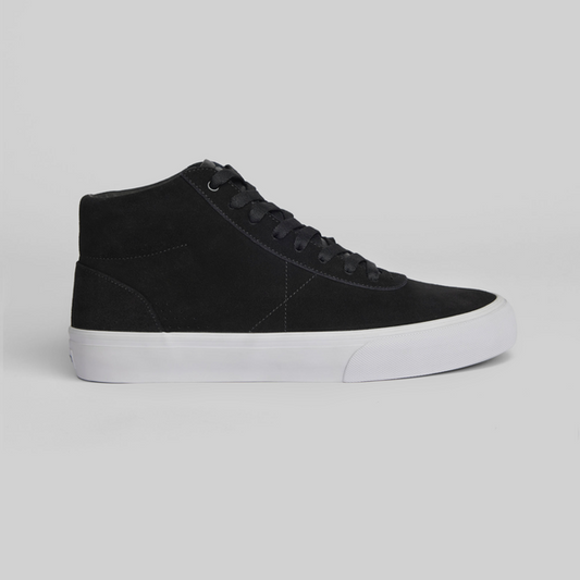 WAR SAW LTD Chapter Mid Premium Suede Black - White-Black Sheep Skate Shop