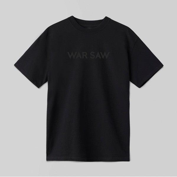 WAR SAW LTD Unknown Puff Ink T-Shirt Black-Black Sheep Skate Shop