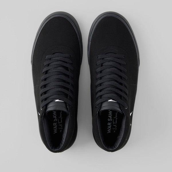 WAR SAW LTD x Ed Templeton Chapter Mid Synthetic Suede Black - Black-Black Sheep Skate Shop