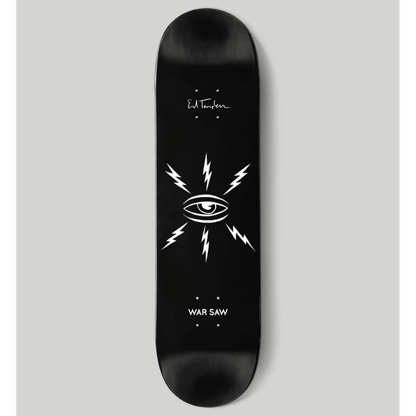 WAR SAW LTD x Ed Templeton Signed Cognitions Deck 8.25"-Black Sheep Skate Shop