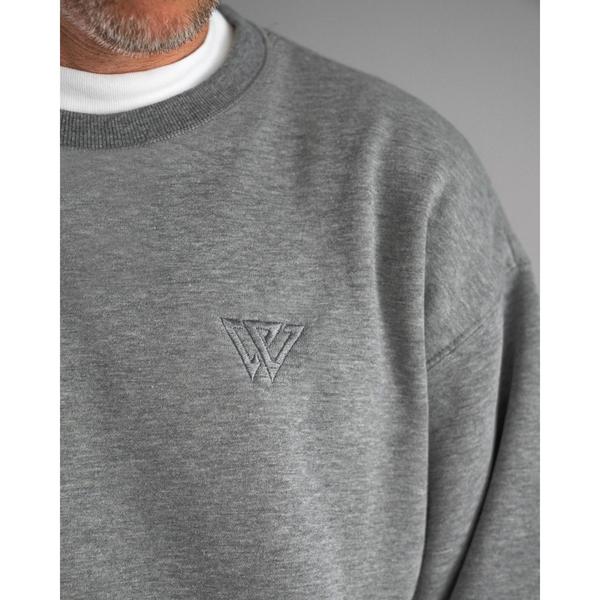 WARSAW LTD Unity Crew Heather Grey-Black Sheep Skate Shop