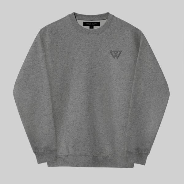 WARSAW LTD Unity Crew Heather Grey-Black Sheep Skate Shop