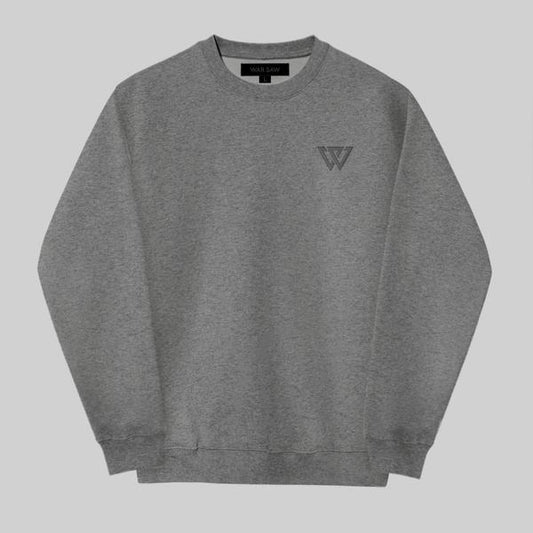 WARSAW LTD Unity Crew Heather Grey-Black Sheep Skate Shop