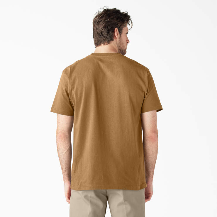 Dickies Skateboarding Heavy Weight Pocket T-Shirt Brown Duck