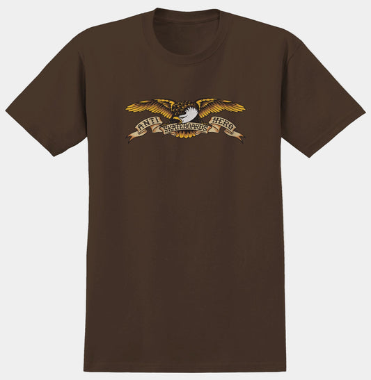 Anti Hero Skateboards Eagle Tee Brown