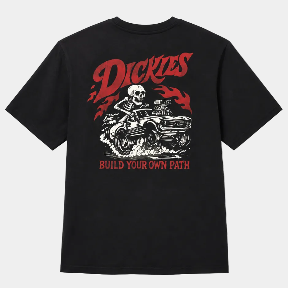 Dickies Hot Rod Wheelie Graphic T-Shirt Black