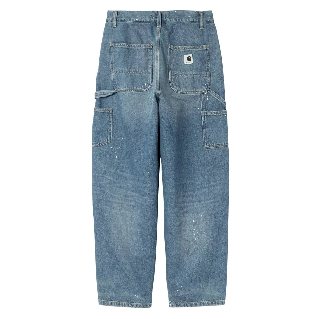 Carhartt WIP OG Single Knee Denim Pant Destroy Wash Splatter Blue