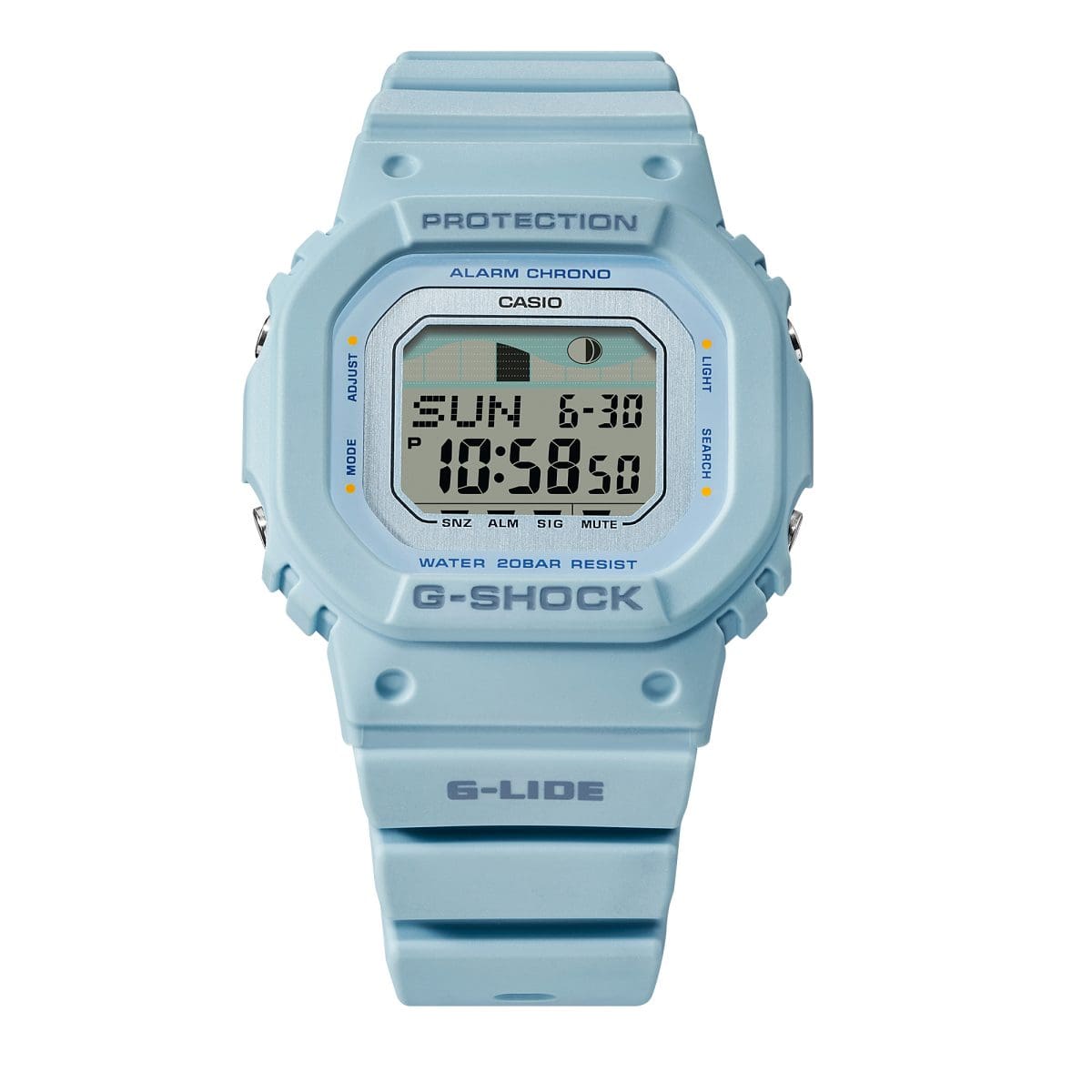 Casio G-Shock G-Lide Digital Watch GLXS5600-2 Light Blue