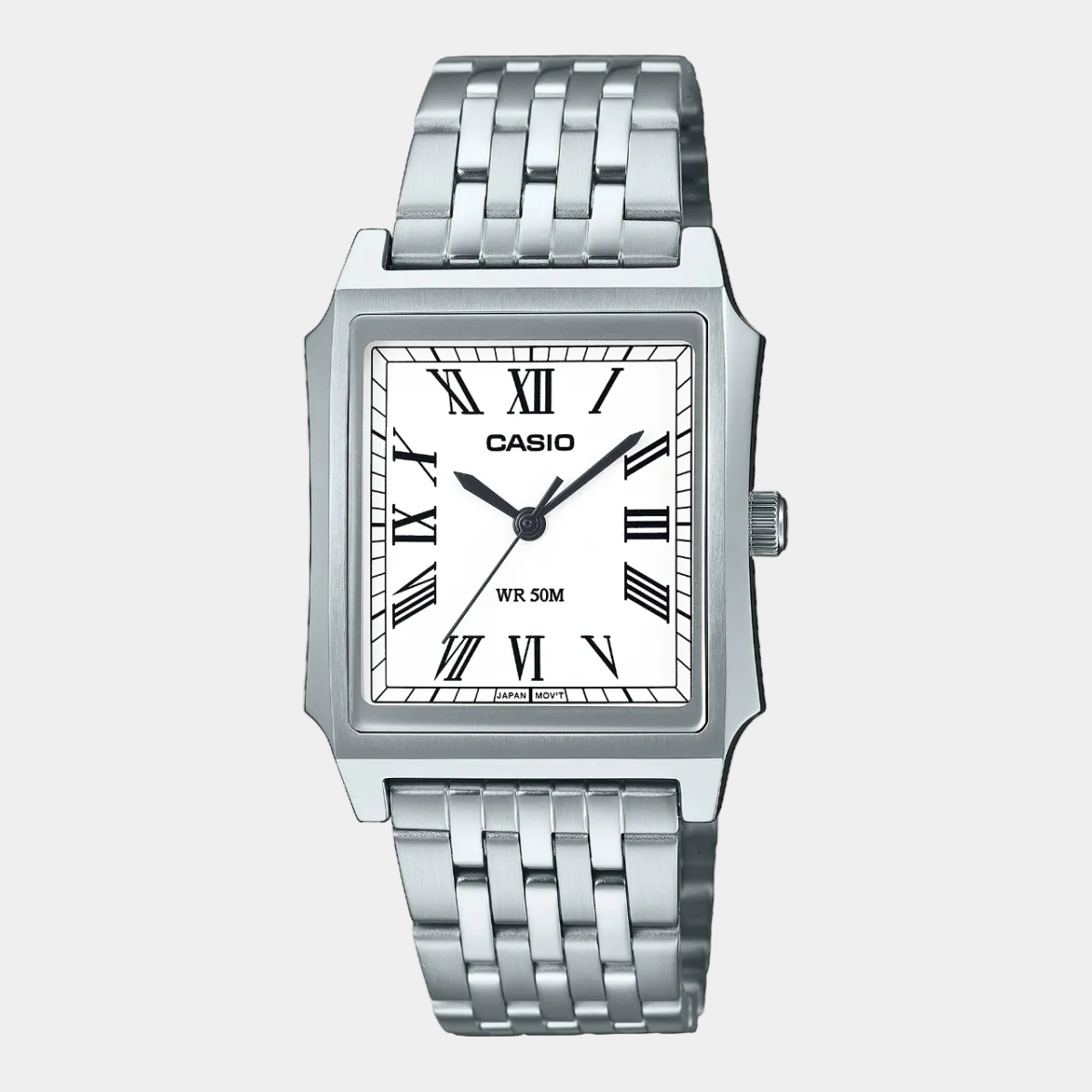Casio Vintage Collection Analog Watch MTPB190D-7BV Silver - White
