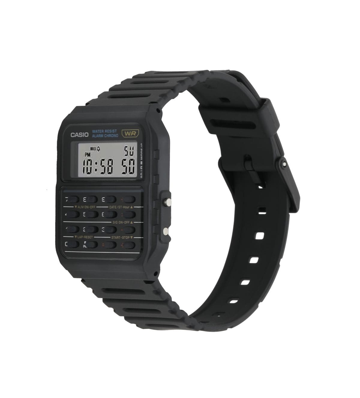 Casio Vintage Collection Digital Data Bank Watch CA53W-1 Black