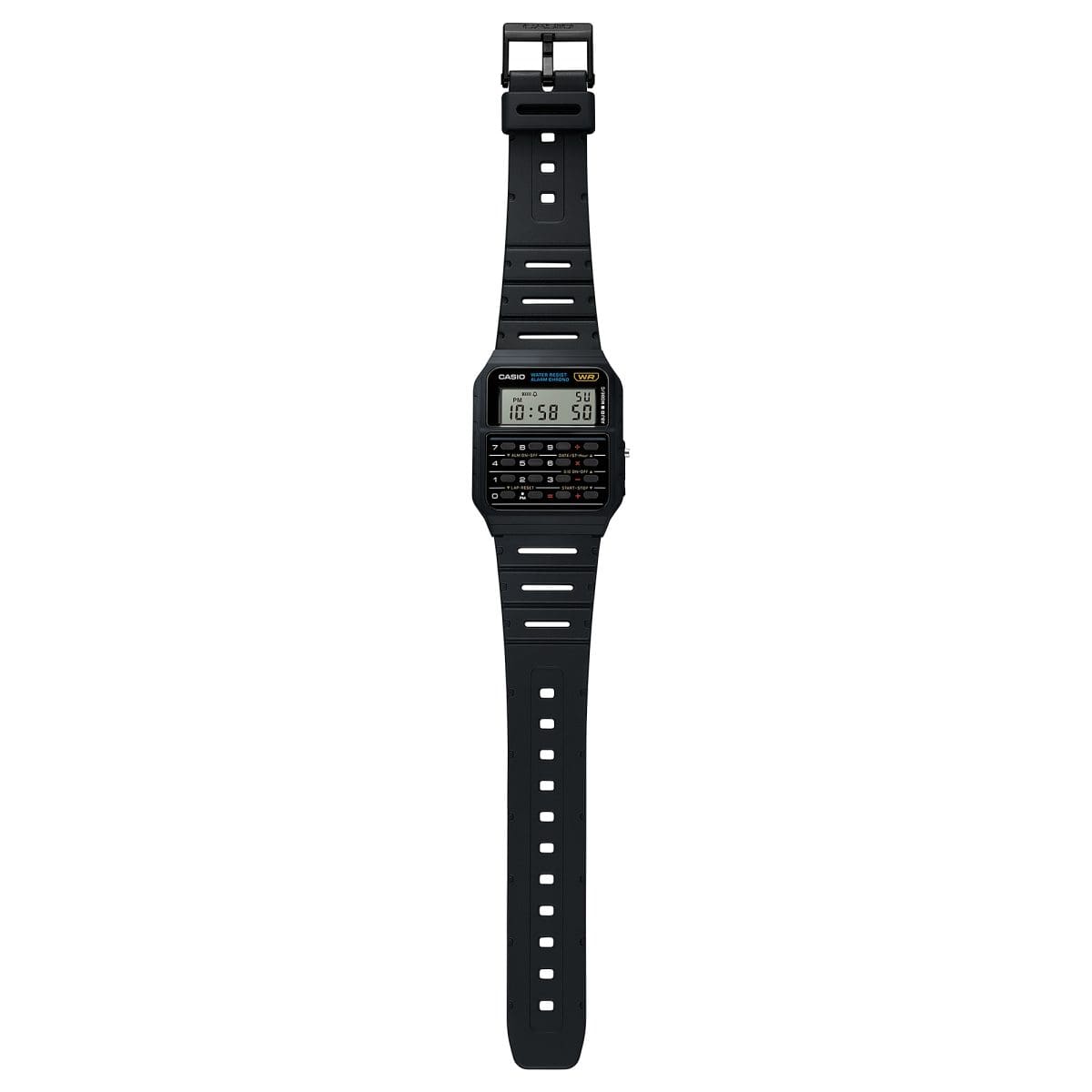 Casio Vintage Collection Digital Data Bank Watch CA53W-1 Black