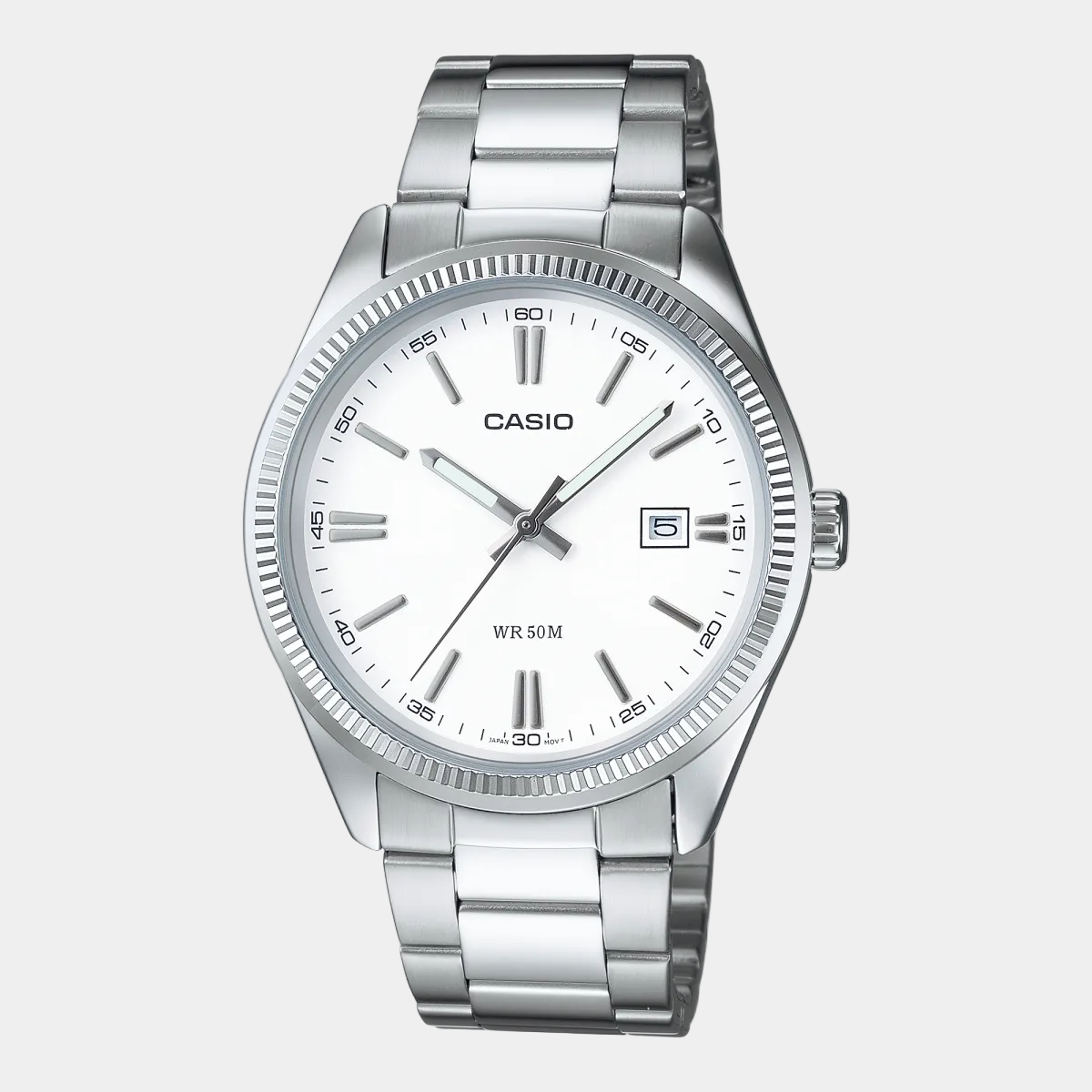Casio Vintage Collection Analog Watch MTP1302PD-7A Silver - White