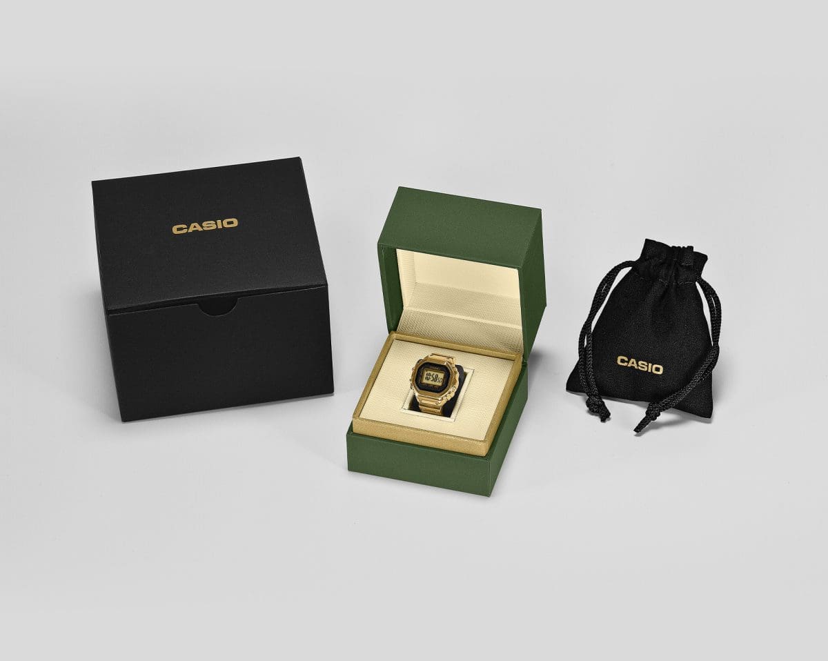 Casio Digital Ring Watch CRW001G-9 Gold