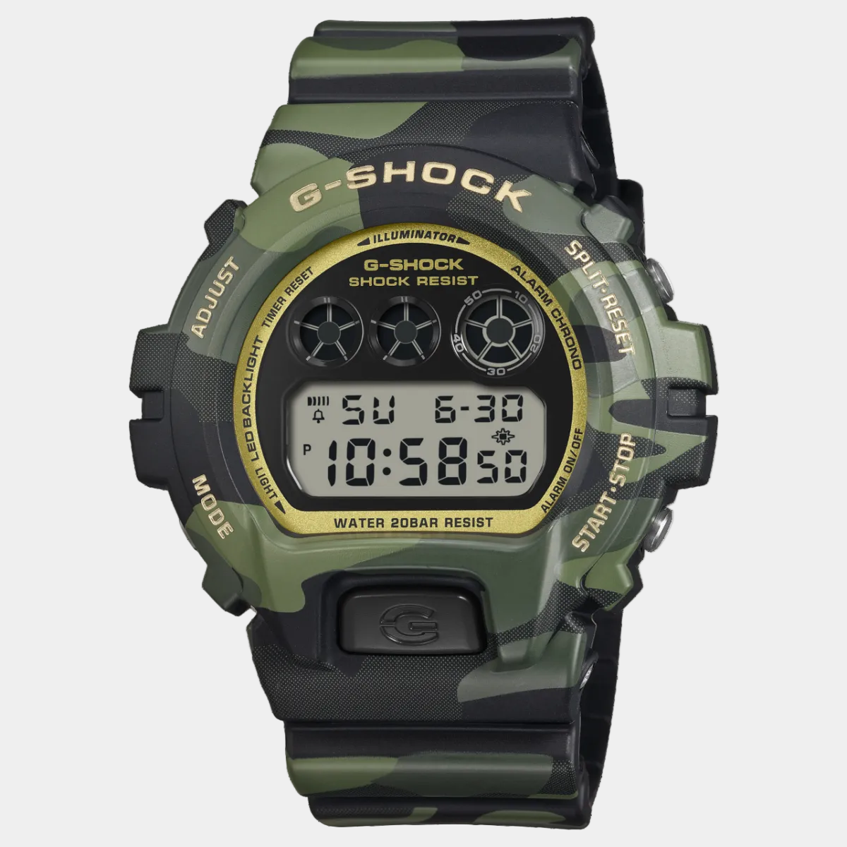Casio G-Shock Digital Watch DW6900CMG-3 Camo