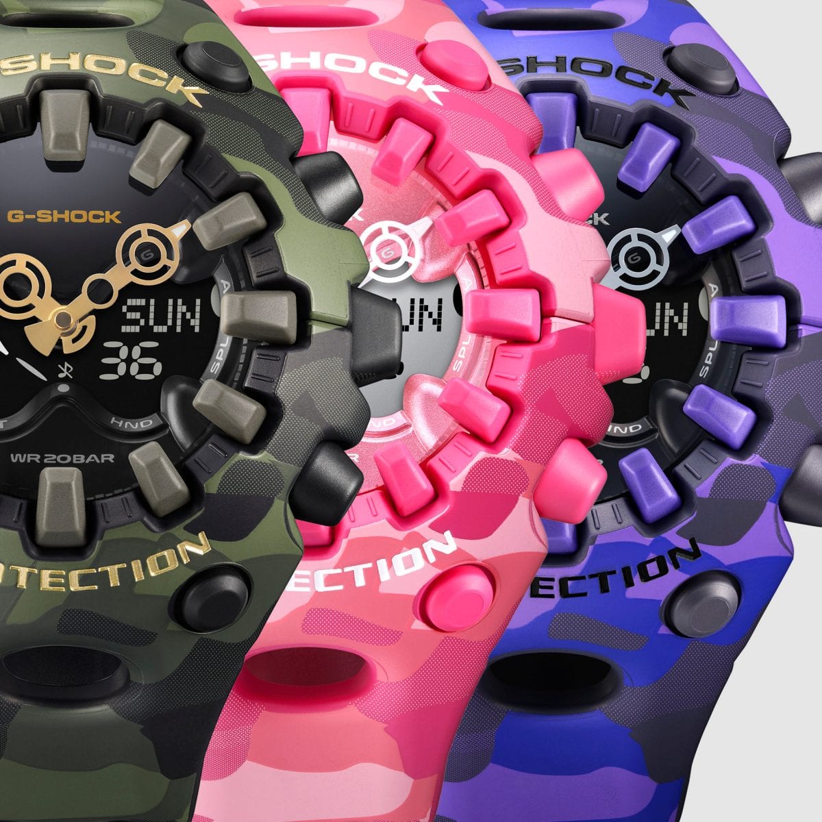 Casio G-Shock Analog-Digital Watch GAV01CMG-3A Camo
