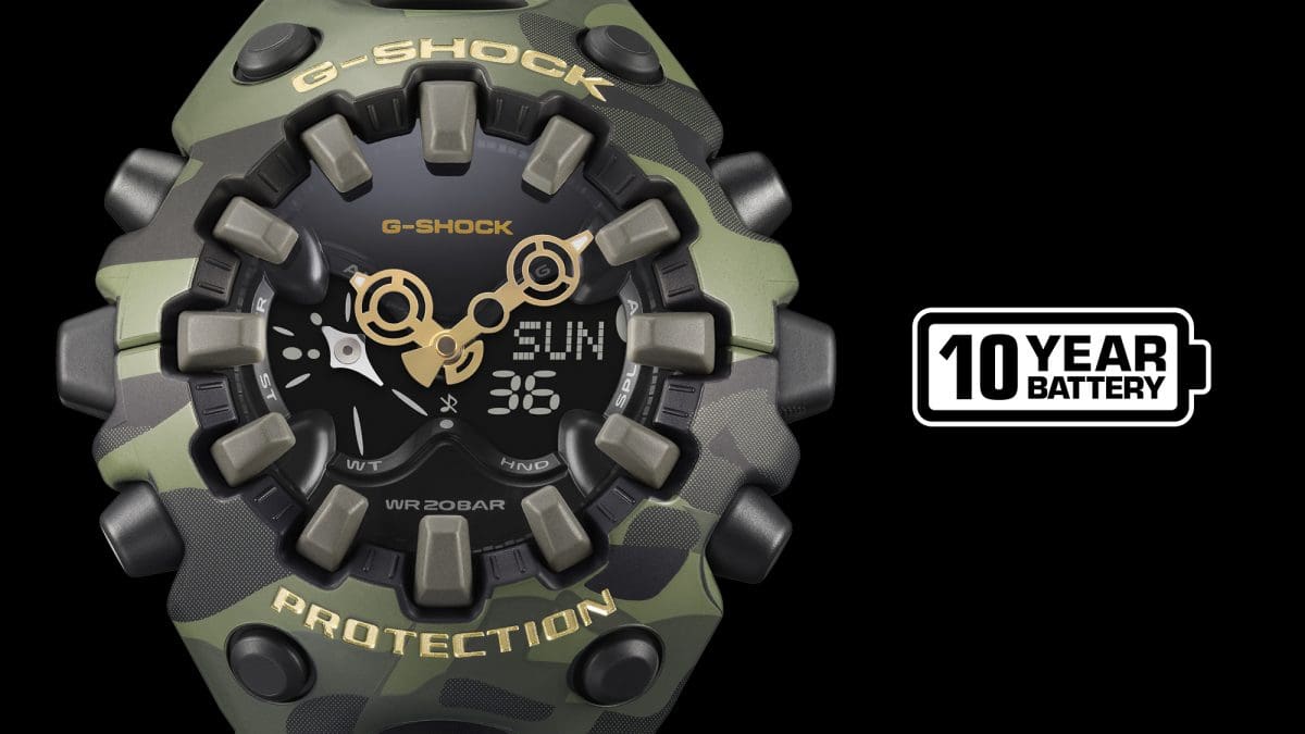 Casio G-Shock Analog-Digital Watch GAV01CMG-3A Camo