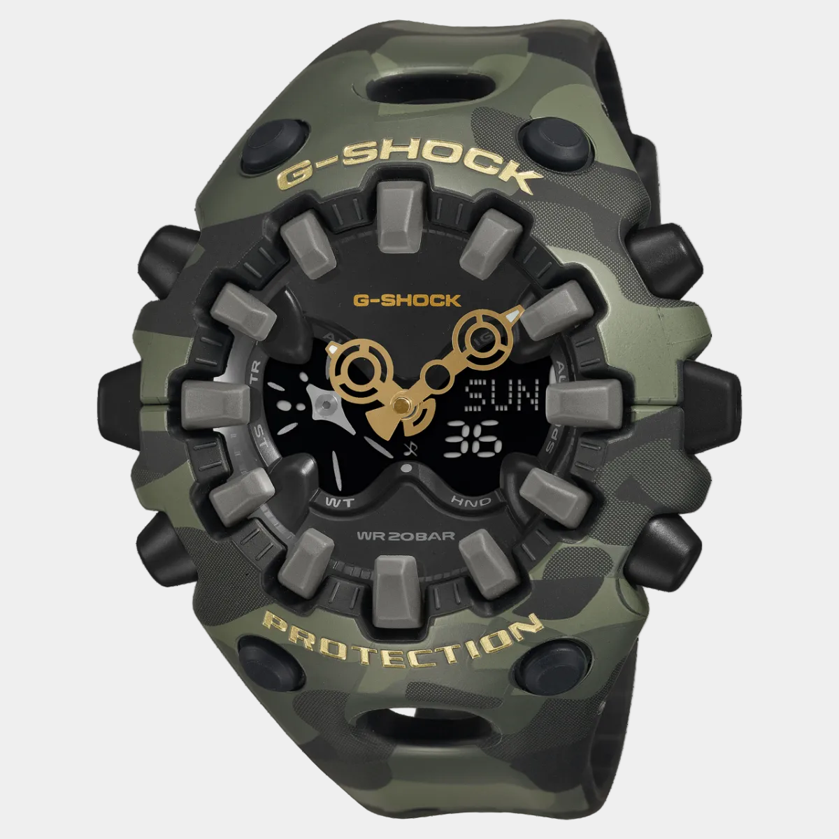 Casio G-Shock Analog-Digital Watch GAV01CMG-3A Camo