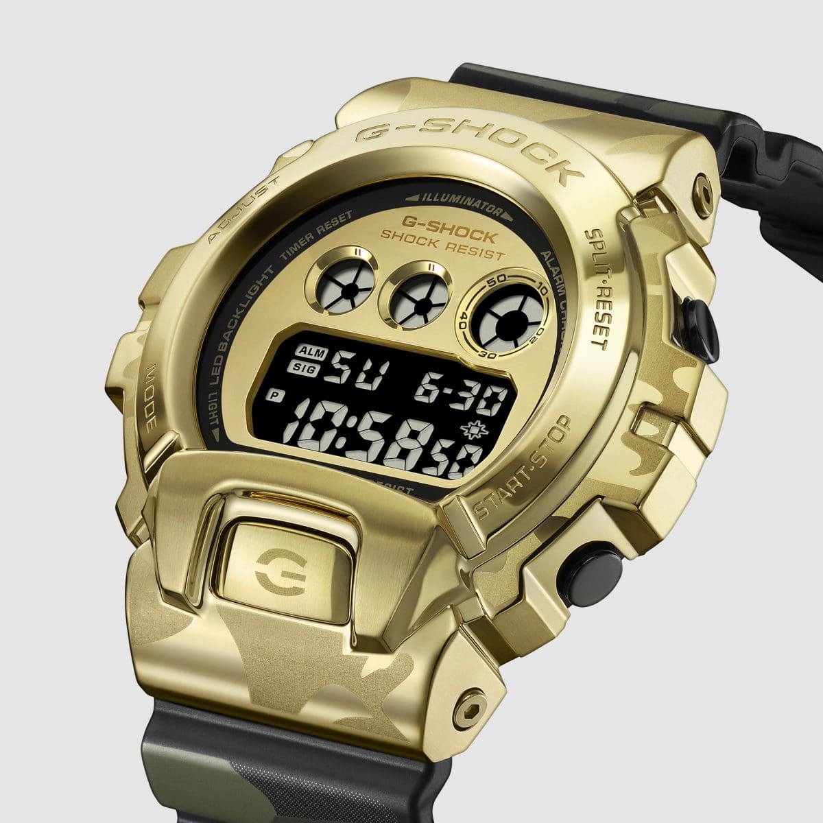 Casio G-Shock Digital Watch GM6900CMG-3 Gold - Camo