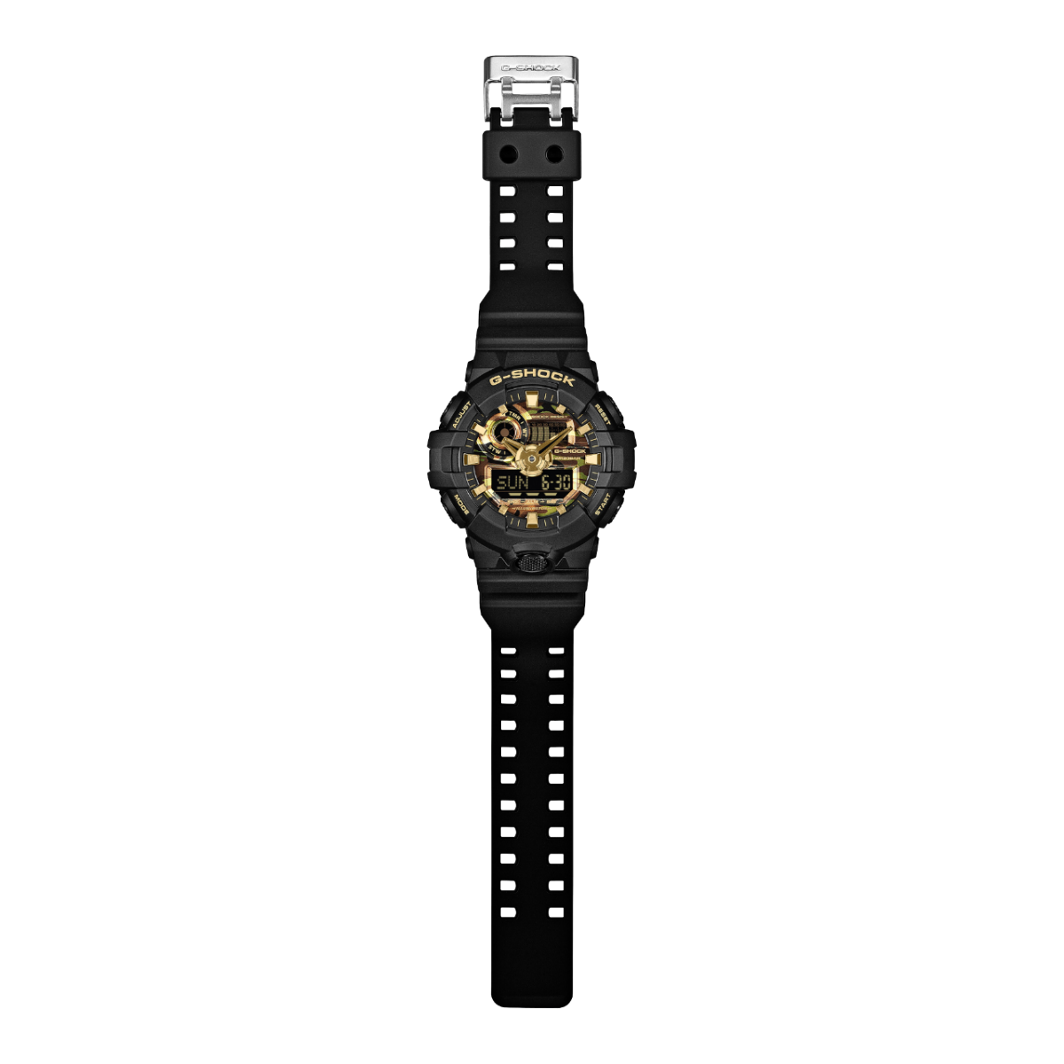 Casio G-Shock Analog-Digital Watch GA700CF-1A Black - Gold Camo