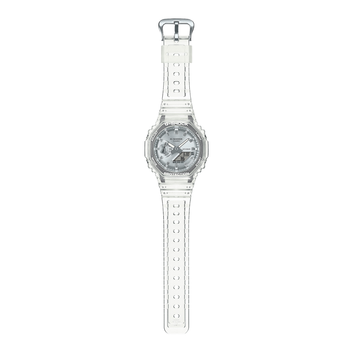 Casio G-Shock Analog-Digital Watch GA2100BM-7A8 Clear - Silver