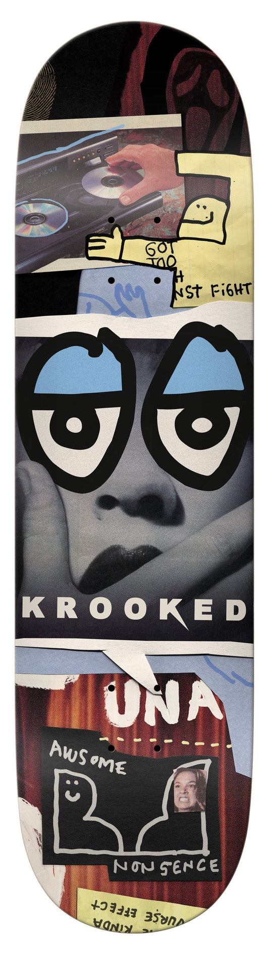 Krooked Skateboards Una Farrar Nonsence Deck 8.28"