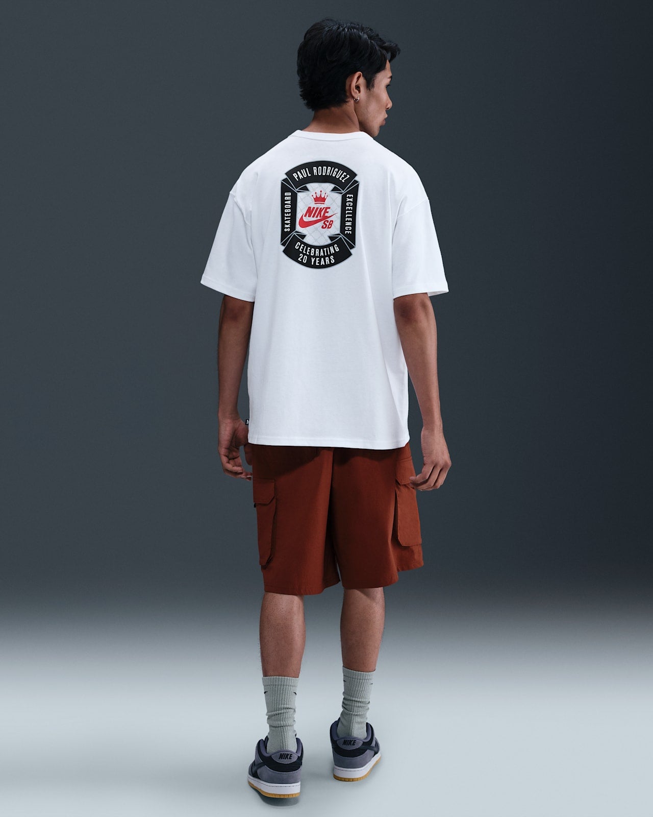 Nike SB x Paul Rodriguez Max90 Graphic Skate Tee White