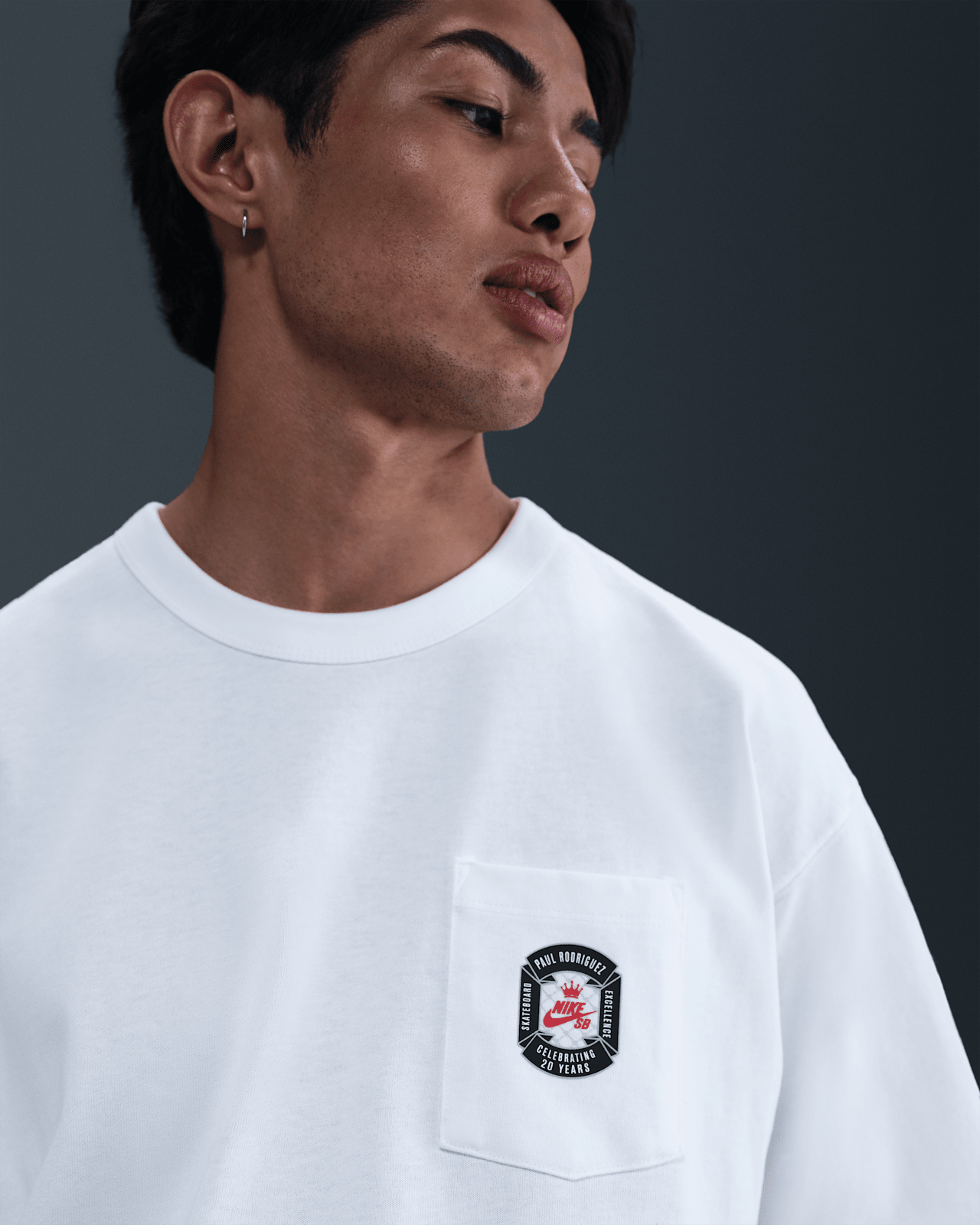 Nike SB x Paul Rodriguez Max90 Graphic Skate Tee White